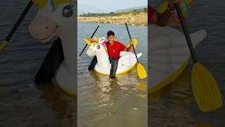 Water Float Flamingo Inflatable Unboxing waterfloat [upl. by Nailil]