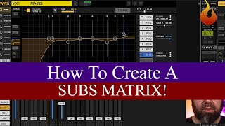 How To Create A Subs Matrix  feat Behringer WING  AscensionTechTuesday  EP174 [upl. by Anna]