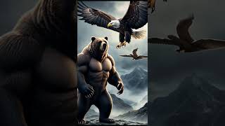 TIGER X OCTOPUS X EAGLE X BEAR HYBRID 8 hybrid animals transformation trending viralvideo [upl. by Kirch465]