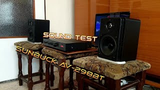 Sunbuck AV298BT  Sound test  Use Headphones [upl. by Sualohcin]