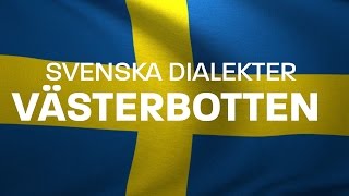 Svenska Dialekter – västerbottniska – norrländska – västerbottnisk dialekt Voice To Me [upl. by Nikolaos]