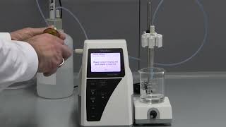 Titration  Safety change of dosing unit of titrator TitroLine 5000 or piston burette Titronic 300 [upl. by Janey36]