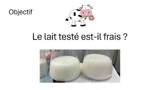 TP3 CH1  Le lait estil frais [upl. by Buckingham]