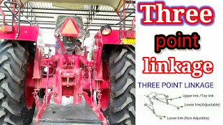 Three Point Linkage In Hindi [upl. by Brendin723]