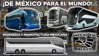 ¡Autobuses de LUJO fabricados en México  Autobuses quothechos en Méxicoquot  Russoh Busman [upl. by Aekahs]