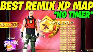 NEW BEST CHAPTER 5 season remix AFK FORTNITE XP GLITCH in Chapter 5 NO TIMER [upl. by Enimisaj853]