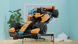 Lego McLaren Formula 1 Car  Speed Build StepbyStep [upl. by Mihar]