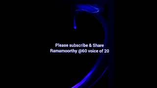 Aval Paranthu Ponale  Karaoke Track for Male Singers by Ramamoorthy 60 voice of 20 [upl. by Isla]