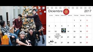 CNCO  CALENDARIO 2017IMAGENES  DESCARGARIMPRIMIR TOP5NCO REGALOLINKS EN LA DESCRIPCION [upl. by Tonneson]