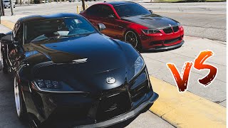 Mk5 Supra VS E90 M3 [upl. by Zeb193]