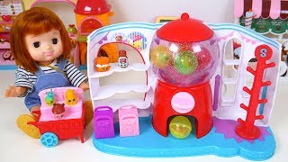 Baby Doll Shopkins Sweet Spot Play Set Mart Shopping Trolley Toy Soda [upl. by Faythe]