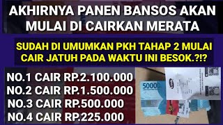 INFO PENCAIRAN PKH TAHAP 2 SIAP2 PANEN BANTUAN SALDO MASUK DI KKS KALIAN CAIR BERAPA CEK DI SINI [upl. by Dinny]