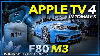 How to install an Apple TV 4 in Tommy L Garages BMW F80 M3 Better than CarPlay F80 M3 Mods [upl. by Merlina]