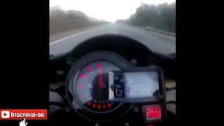 Top Speed Ninja h2 remapeada no Brasil 407 km [upl. by Loesceke]