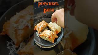 Pinwheel Dosa❤️ Quick amp Easy SnackBreakfast Dosa recipes Tricolour Dosa shorts youtubeshorts [upl. by Nitnilc]