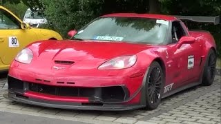 TIKT Performance Corvette C6 Z06  LOUD Nordschleife Action [upl. by Adnorrehs]