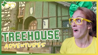 Treehouse Tour and Exercises for Children Treehouse Adventures [upl. by Ossie]