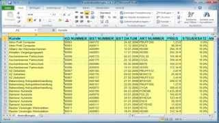 Excel Spalten drucken und Wiederholungszeilen festlegen [upl. by Anayi]