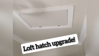 Replacing a loft hatch DIY [upl. by Mischa]