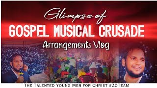 Glimpse of Gospel Musical Crusade  📍Pothineedupalem  Pastor Zoel SOG  Zo Team vlog [upl. by Jolda]