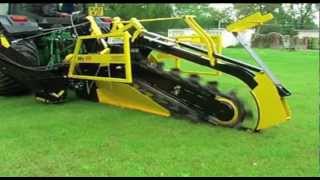 AFT 100 Cable  Pipe laying trencher httpwwwtrencherscouk [upl. by Ayekel679]