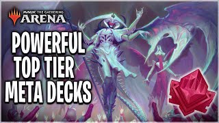 TOP 5 COMPETITIVE MTG META STANDARD TIER 1 DECKS  Best of Three  MTG ARENA [upl. by Essirehc]