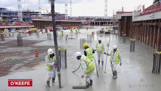 Quintain Wembley Park Concrete Pour 2018 [upl. by Oballa653]