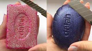 Soap Carving ASMR  Cutting Dry Soap [upl. by Arihppas258]