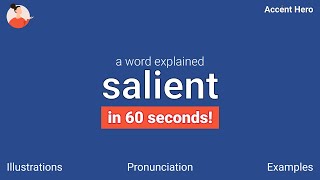 SALIENT  Meaning and Pronunciation [upl. by Dyer]