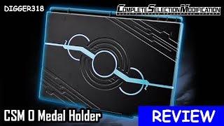 Kamnen Rider CSM OOO O Medal Holder Complete Selection Modification Toy Review 4K [upl. by Nils]