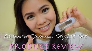 REVIEW ESSENCE EYEBROW STYLIST SET TAGALOG l LittleMsEms [upl. by Coopersmith]