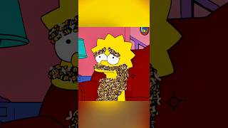 Lisas Face Swarmed by Bees 🤣😂simpsons shorts [upl. by Daffodil906]