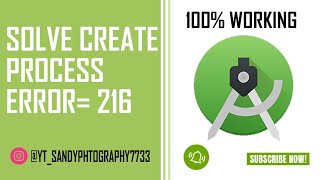 Hindi II 100Working Solve CreateProcess error216 in Android Studio sandyphotography7733 [upl. by Adirahs]