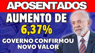 SALÁRIO DOS APOSENTADOS INSS GOVERNO ANUNCIA AUMENTO AUTOMÁTICO [upl. by Sivaj248]