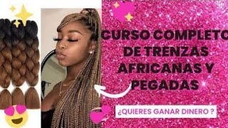 🌟CURSO GRATIS COMPLETO DE TRENZAS AFRICANASparticiones [upl. by Meekar75]