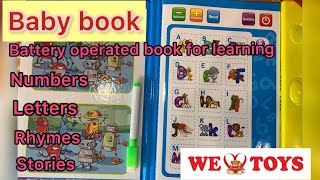 learning baby book battery operated [upl. by Hamford]