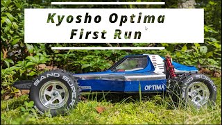 Kyosho Optima First Run [upl. by Aja]