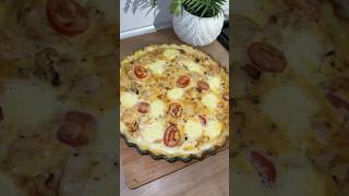 Quiche sans pâte quiche food الطبخ recettefacile fouryou recipe cooking [upl. by Tudela187]