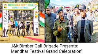 Mendhar Festival 2024 A Historic Event with GOC 25 Div  Organised by BG Bridge Indian Army [upl. by Eveineg]