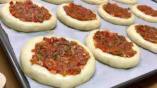 Vous allez adorer les mini pizza 🍕avec cette recette spéciale🔝‼️ facile et prête en 60min ⏱ [upl. by Ariaec]