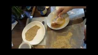 TUTORIAL COOKING Pork schnitzel wiener schnitzel German cooking recipe [upl. by Diraf526]