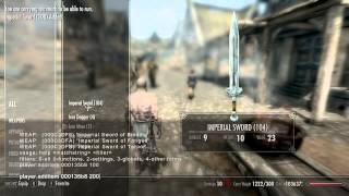 Unlimited Gold and Duplicate Any Item In Skyrim Cheat [upl. by Mohn]