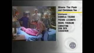 Winnie The Pooh And Christmas Too CBS Split Screen Credits [upl. by Christianna]