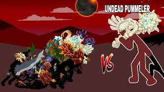 UNDEAD PUMMELER GIANT VS MINI STICK UNITS  STICK WAR LEGACY [upl. by Viens]