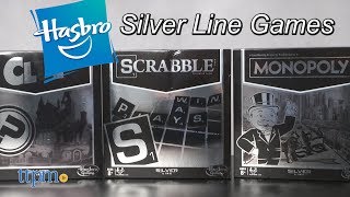 Monopoly Clue amp Scrabble Silver Line from Hasbro [upl. by Myke]