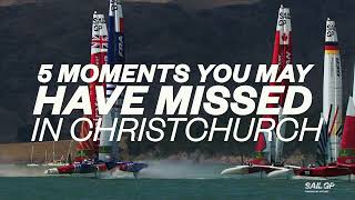 5 moments you may have missed in Christchurch  SailGP [upl. by Hildie231]