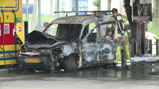 Explosie bij tankstation gevolg van illegaal vullen gasfles [upl. by Annoved]