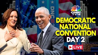 LIVE Democratic National Convention 2024 in Chicago  Barack Obama  Kamala Harris  DNC 2024 N18G [upl. by Ymerej964]