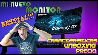 SAMSUNG QLED ODYSSEY G7🔥NUEVO MONITOR 240HZ🔥TAN BUENO ESMERECE LA PENA LO QUE VALE [upl. by Ayotnom453]