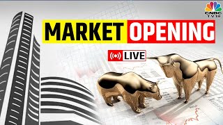 Market Opening LIVE  Nifty Opens Around 25100 Sensex Down 500 Points Defence Stocks In Focus [upl. by Adnir]